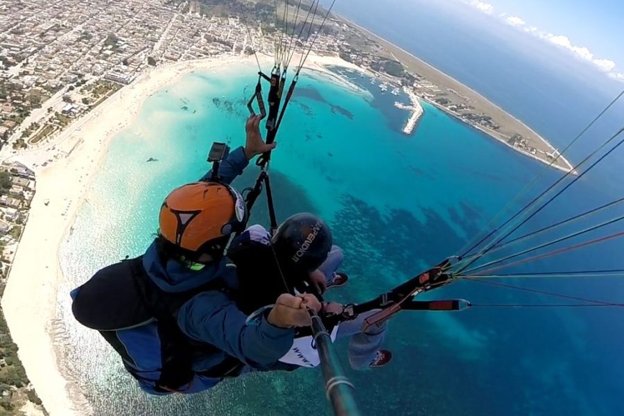Parapendio in Tandem Trapani-San Vito lo Capo-Scopello-Fulgatore