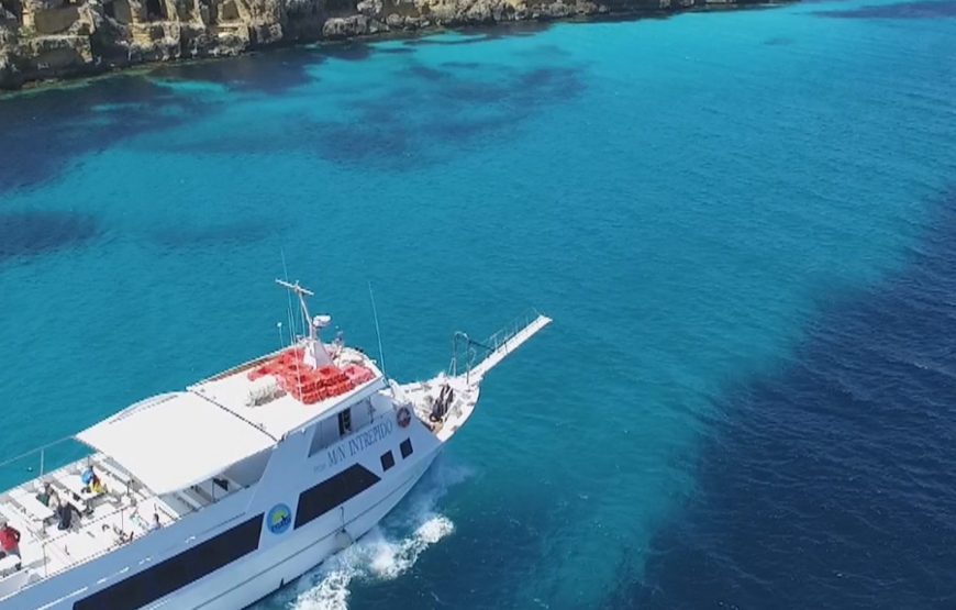 Boat tour from Favignana to Levanzo